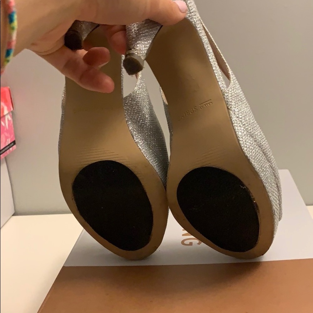 Call it Spring Silver Sparkly Heels - Picture 5 of 6